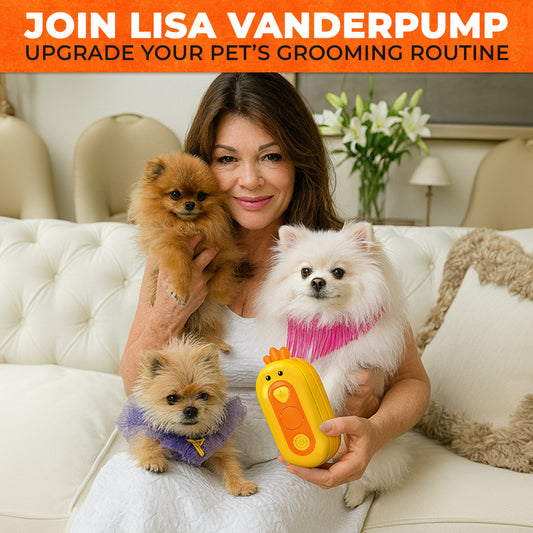 ⏰LIMITED TIME OFFER: 80% OFF🔥 TLOPA® Patented Exclusive Rechargeable Steam Pet Brush