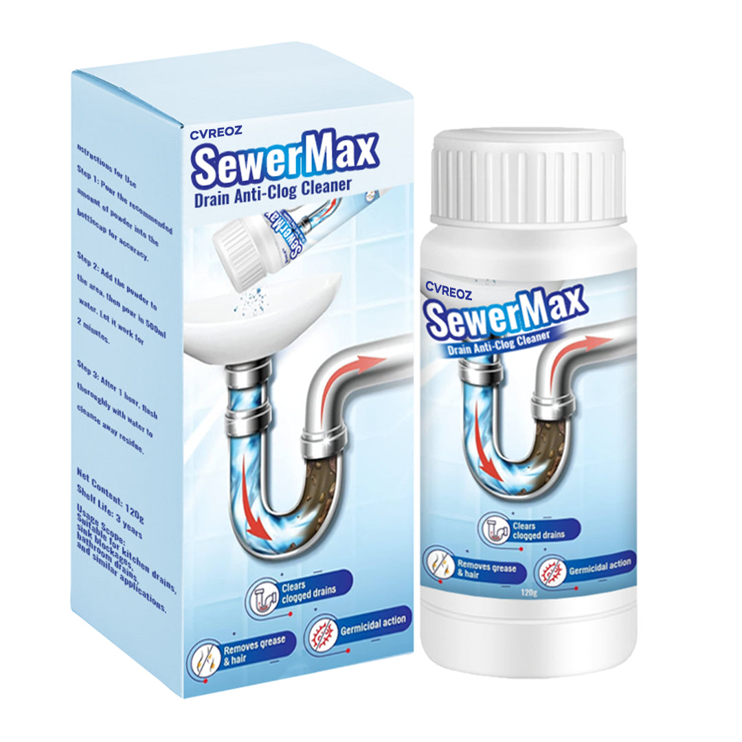 CVREOZ SewerMax Drain Anti-Clog Cleaner